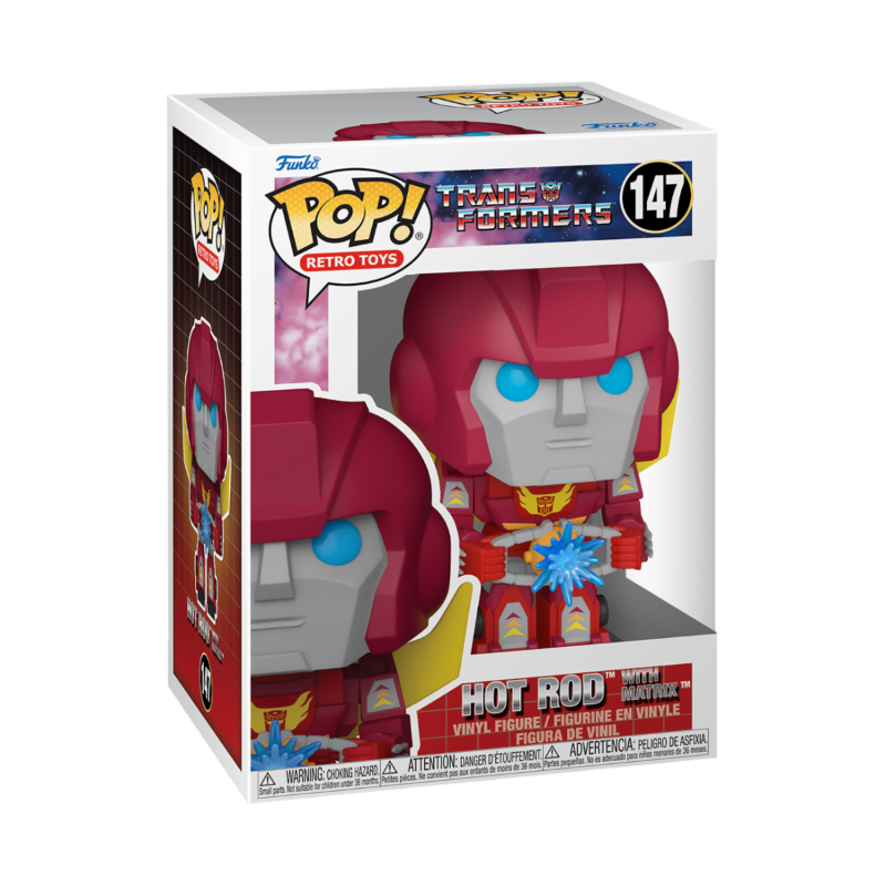 Transformers Pop S4 Hot Rod W/Matrix